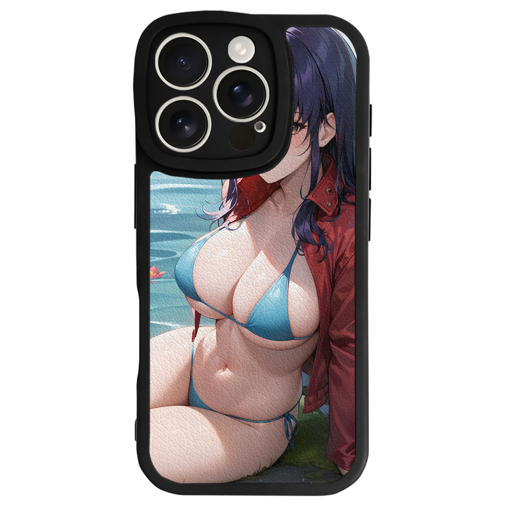 （画像用） EVA 新世紀エヴァンゲリオン 【iPhone 16シリーズ対応】シリコンスマホケース（レザー調） 材質：シリコン